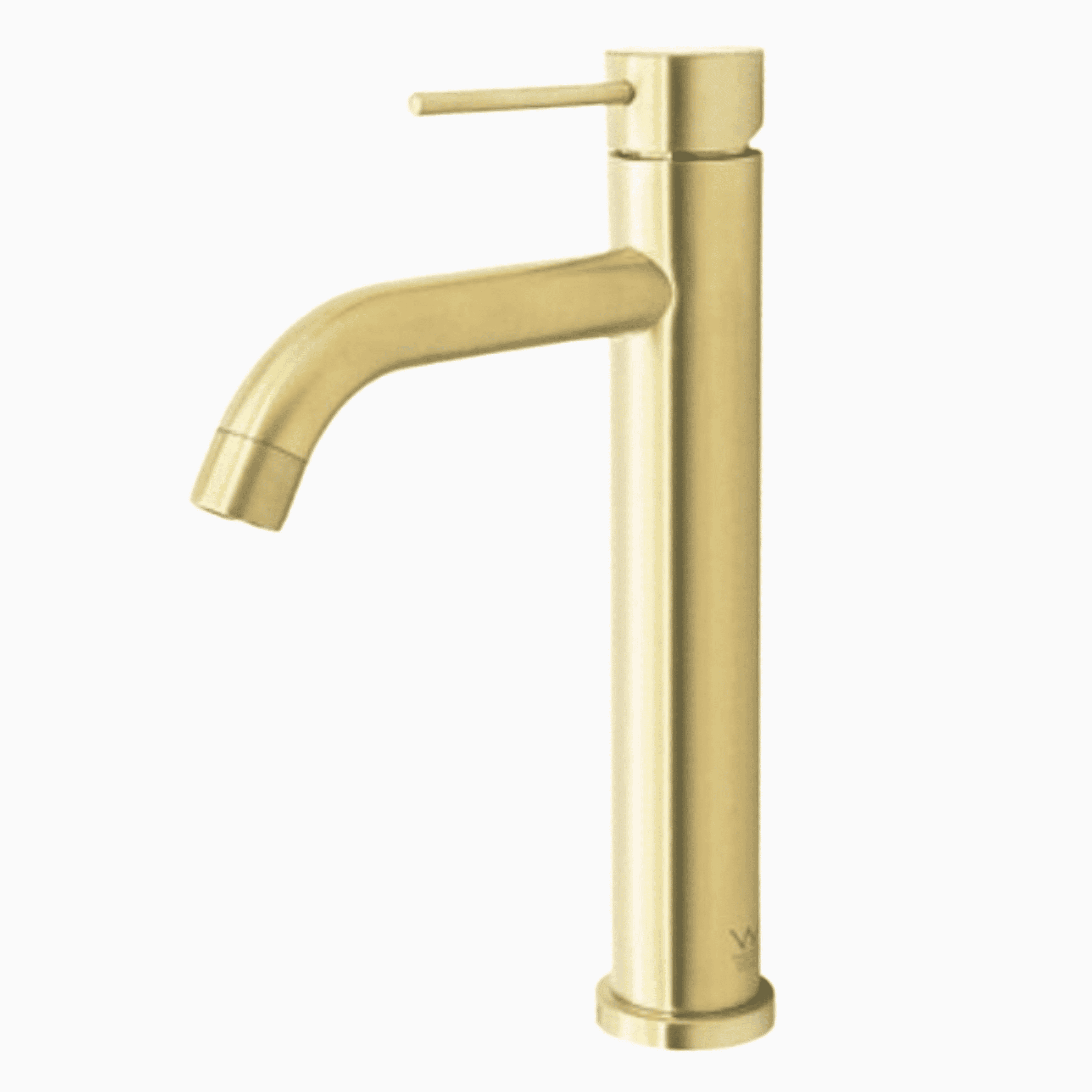 CIRC - Brushed Gold Tall Basin Mixer – Bathware Factory Direct