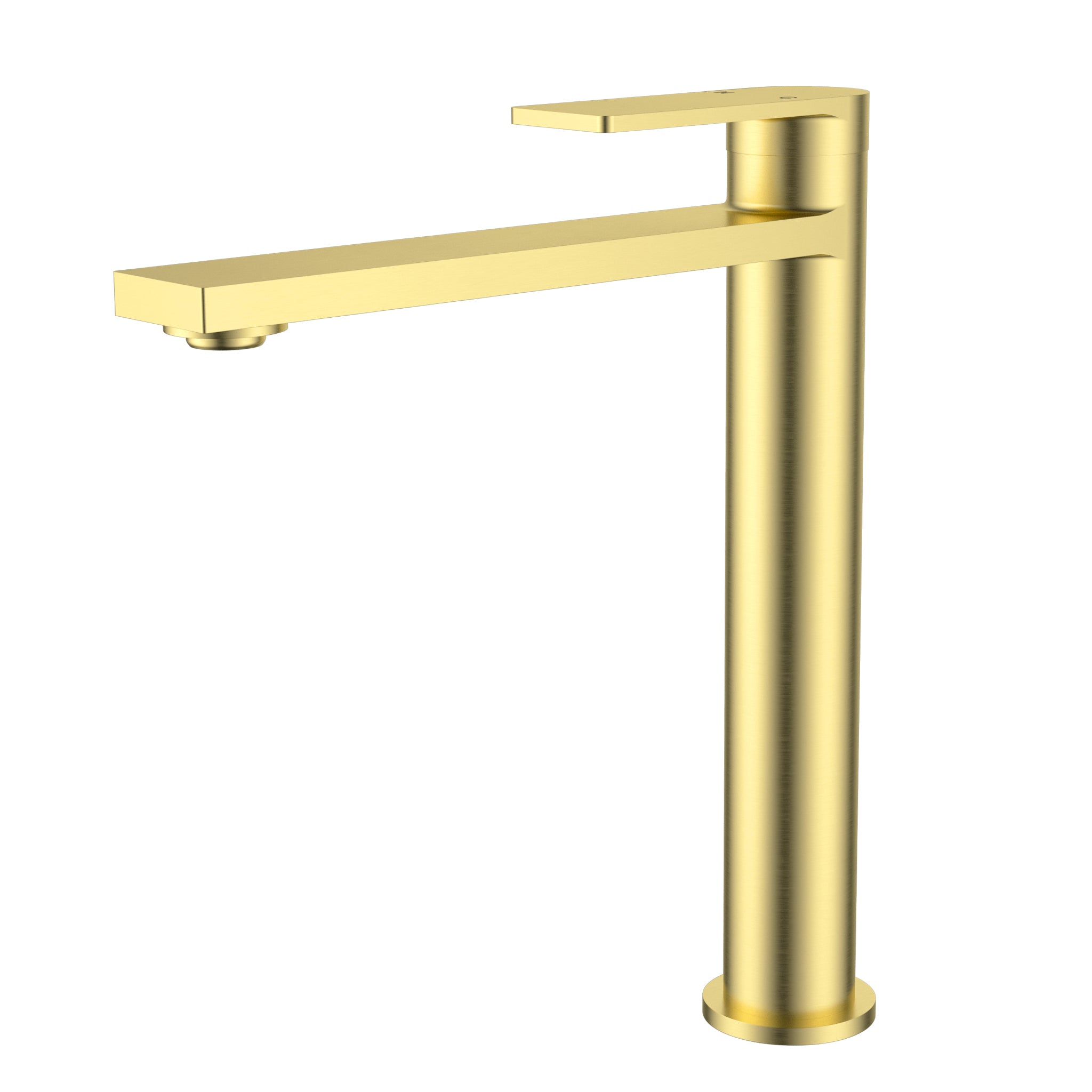 Radiata - Brushed Gold Tall Basin Mixer – Bathware Factory Direct
